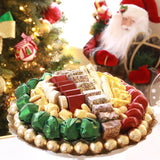 D518 - Mixed Nuts Christmas Plate