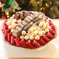 D519 - Mixed Nuts Christmas Plate